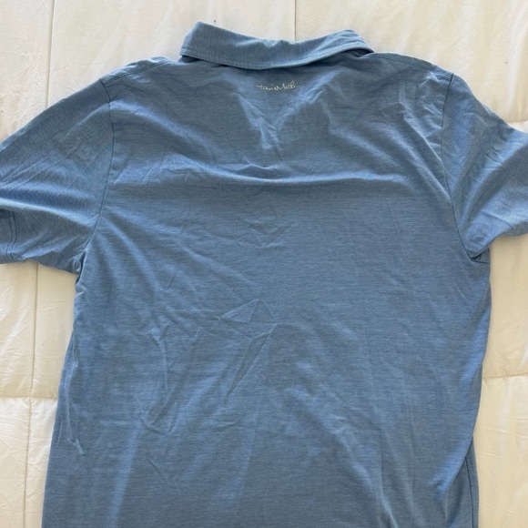 Travis Mathew Sky Blue Polo Shirt - Picture 2 of 3